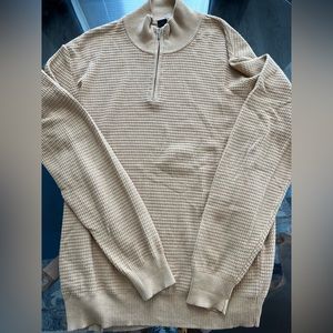 Saks Men’s waffle quarter zip